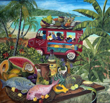 caribbean paintings by karla Bove